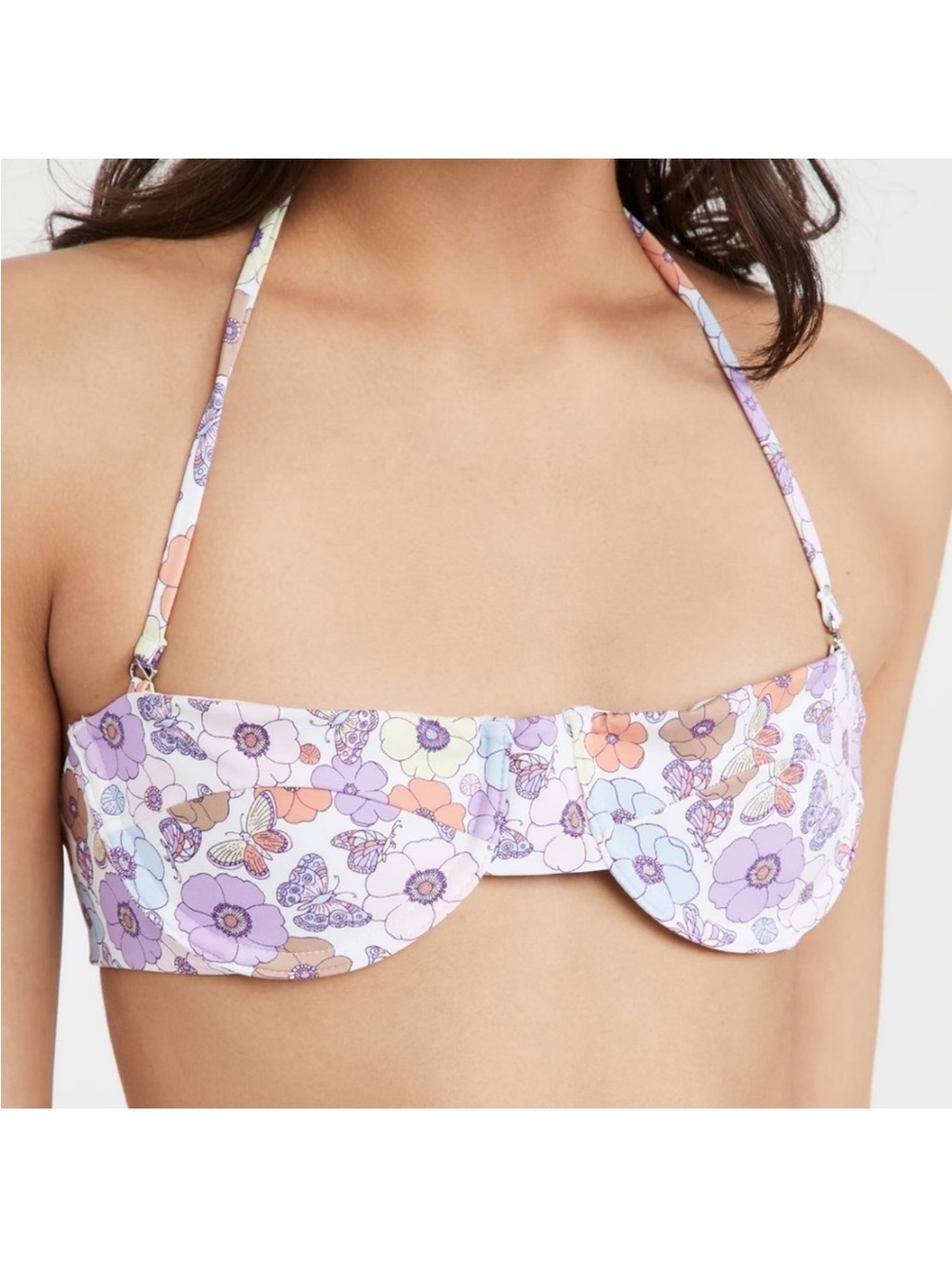 Frankie’s Bikini Cielo MARIPOSA BUTTERFLY Underwire Top